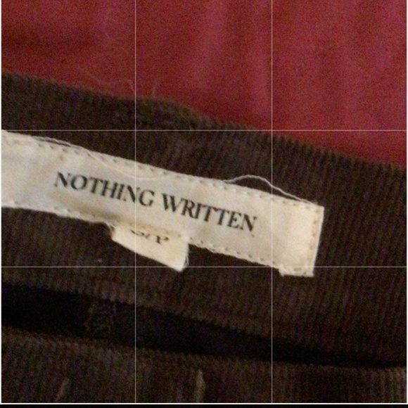 NOTHING WRITTEN CORDUROY PANTS SZ S/P - Picture 8 of 9